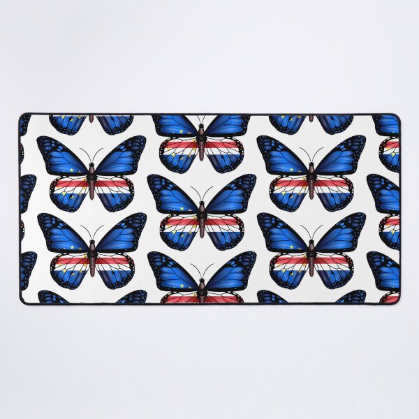 Item preview, Cape Verde Butterfly Flag designed and sold by RahallusNtx.