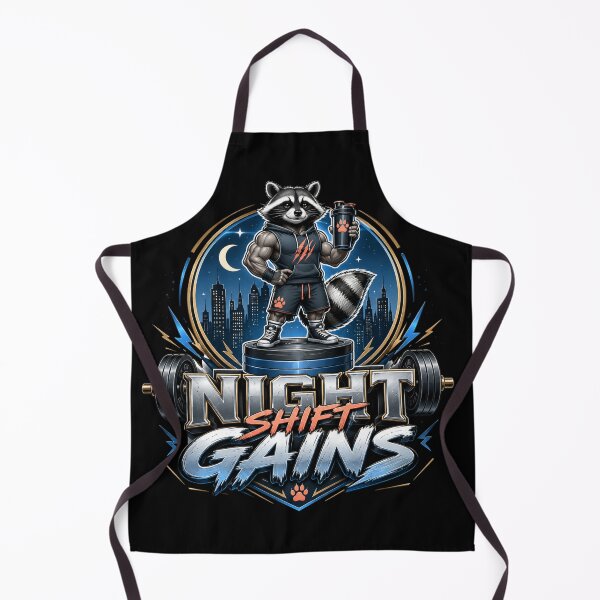 Item preview, Exclusive Night Shift Gains 24/7 Gym Rat Gear! designed and sold by pradeepvisuals.