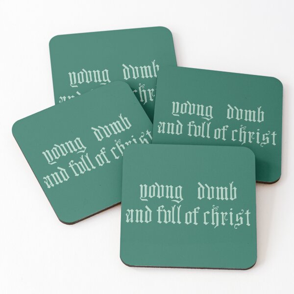 Artikelvorschau, jung, dumm und voller Christus entworfen und verkauft von AuthenticCetacean.
