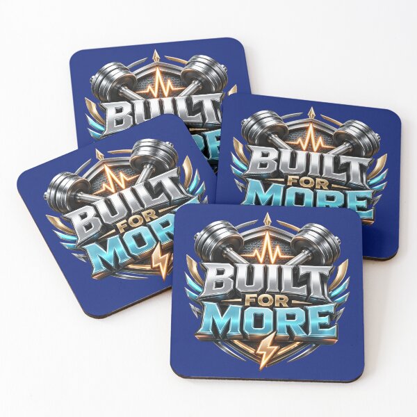 Item preview, The Ultimate "Built For More" Elite Gym Mindset! designed and sold by pradeepvisuals.