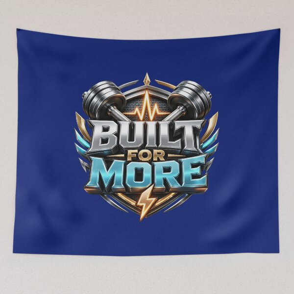 Item preview, The Ultimate "Built For More" Elite Gym Mindset! designed and sold by pradeepvisuals.