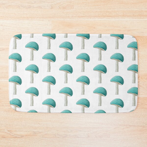 Item preview, Turquoise Amanita Mushroom Illustration designed and sold by Bio Tech Art.