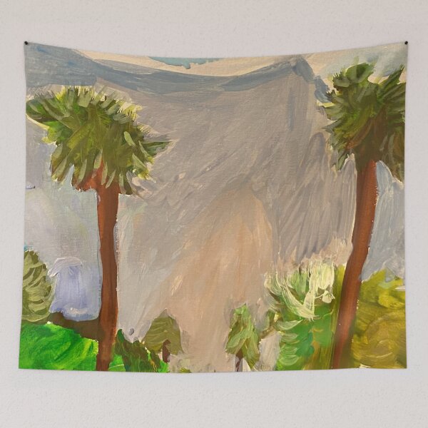 Item preview, Palm Trees And Mountains designed and sold by pinkyjainpan.