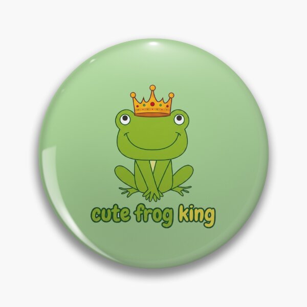 Item preview, Cute Frog King Kawaii Design – Royal Frog Lover Gift designed and sold by morning sun.