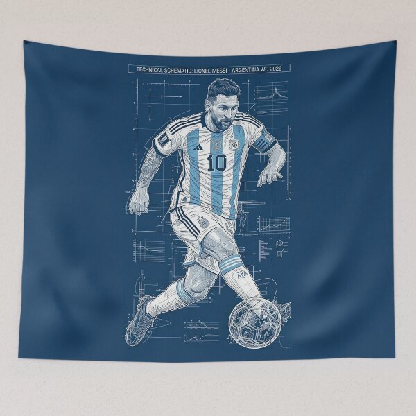 Item preview, Lionel Messi Technical Schematic designed and sold by andreisky.