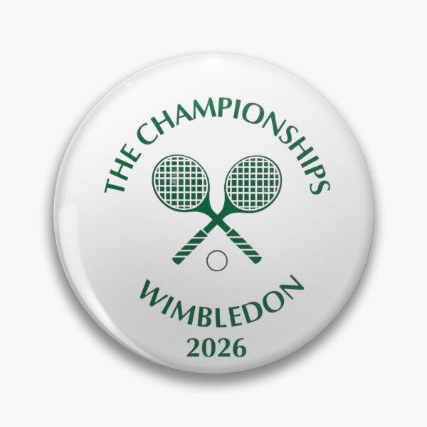 Item preview, The Championships Wimbledon 2026 Vintage Green Tennis Emblem designed and sold by Holy-Verse.
