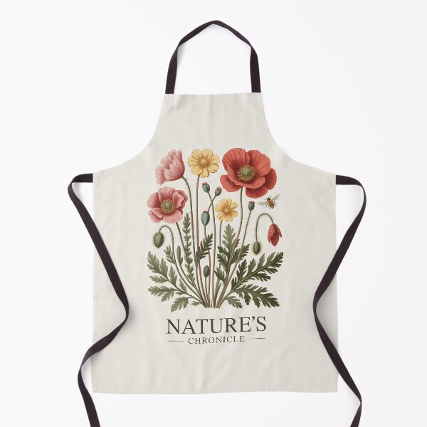 Item preview, Nature's Chronicle Botanical Poppy Art designed and sold by NuvoraNest.