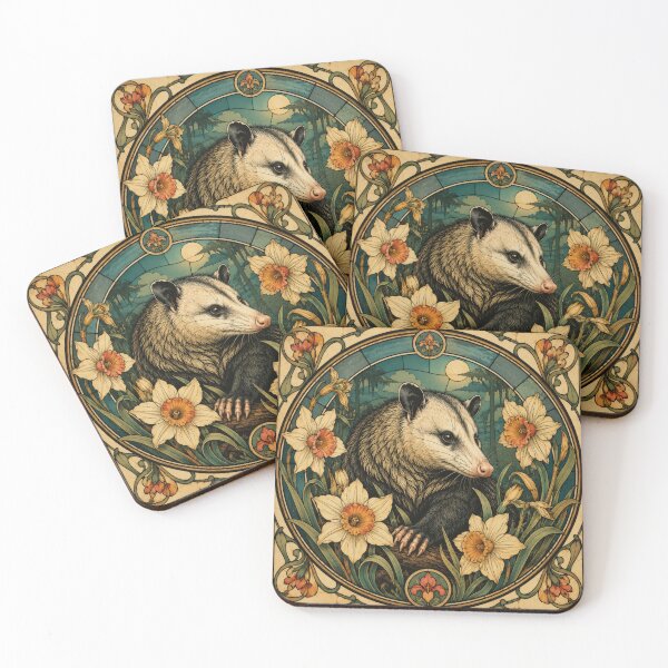 Artikelvorschau, Opossum, Geburtsblume für Dezember entworfen und verkauft von scicilysimonee.