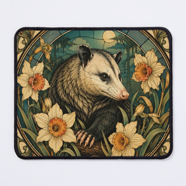 Item preview, Opossum December Birth Flower designed and sold by scicilysimonee.