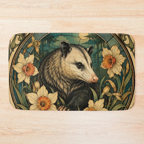 Item preview, Opossum December Birth Flower designed and sold by scicilysimonee.