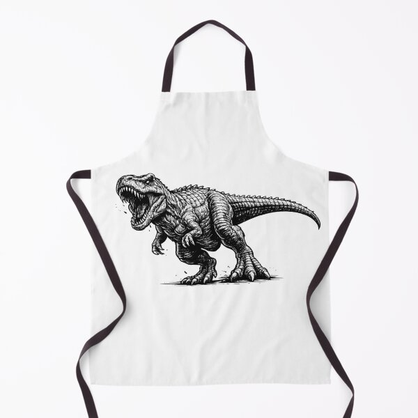 Item preview, Realistic minimalistic black and white t-rex designed and sold by Minimalisticaly.