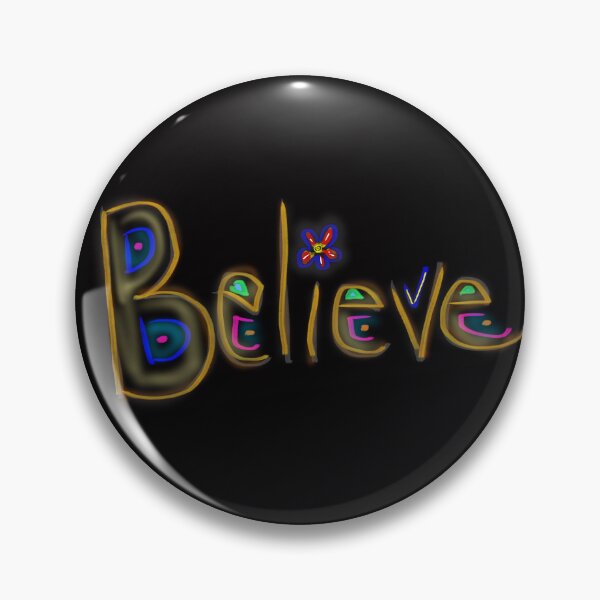 Item preview, Believe Christian Word Art designed and sold by TheGoodBook2.