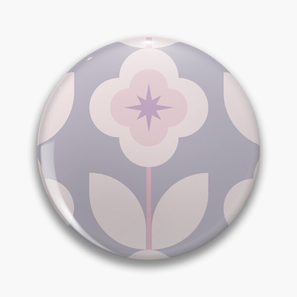 Item preview, Periwinkle Star Flowers Vintage Style Pattern designed and sold by winterpumpkin.