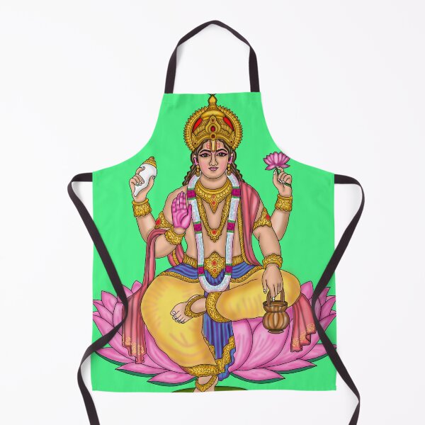 Item preview, Dhanvantari Artwork | Divine Hindu God Digital Painting designed and sold by Harshit_Digital_Arts.