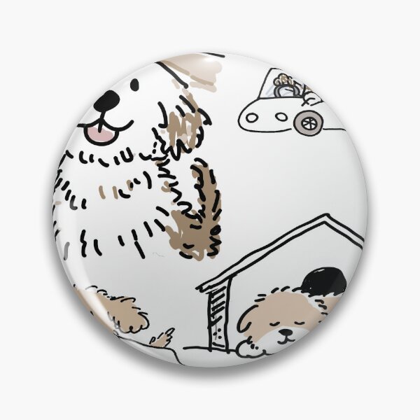 Item preview, Little Khaki Puppy Daily Doodles designed and sold by Liana-666.