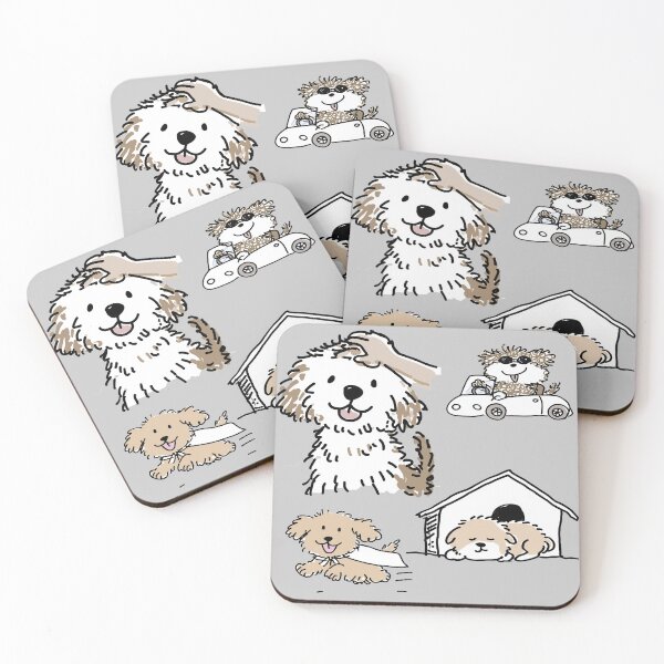 Item preview, Little Khaki Puppy Daily Doodles designed and sold by Liana-666.