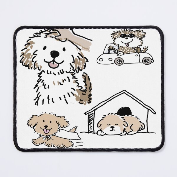 Item preview, Little Khaki Puppy Daily Doodles designed and sold by Liana-666.