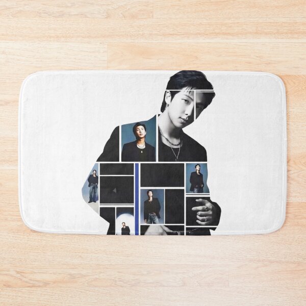 Item preview, RM Namjoon ARIRANG Geometric Silhouette | BTS Dark Aesthetic Collage Art designed and sold by Mooncreates7.