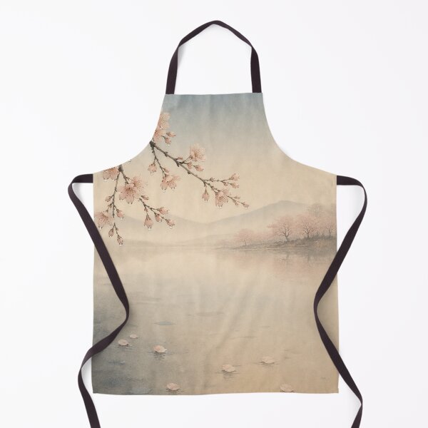 Item preview, Cherry Blossoms After Rain | Japandi Sakura Art designed and sold by SereniBloom.