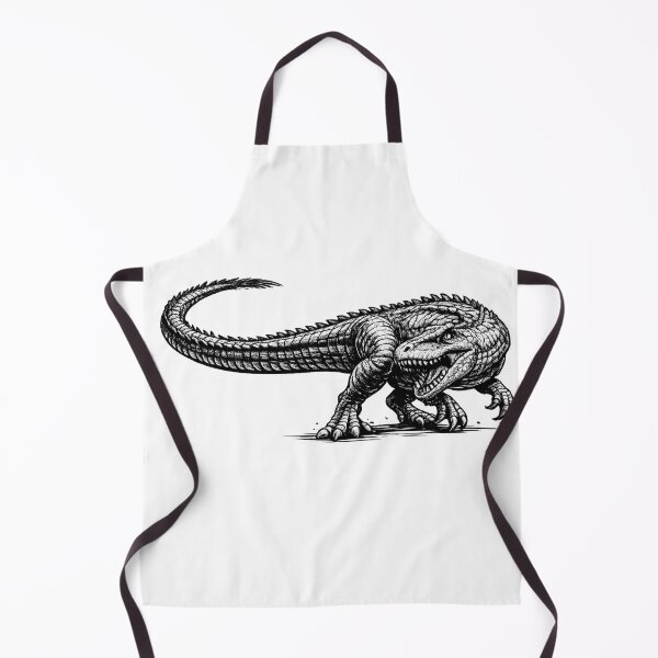 Item preview, Realistic minimalistic black and white velociraptor designed and sold by Minimalisticaly.