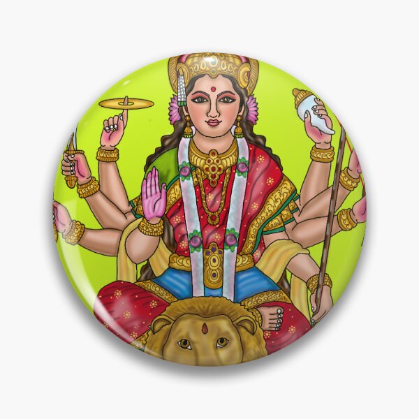 Item preview, Goddess Durga Digital Artwork | Divine Hindu Goddess Illustration designed and sold by Harshit_Digital_Arts.