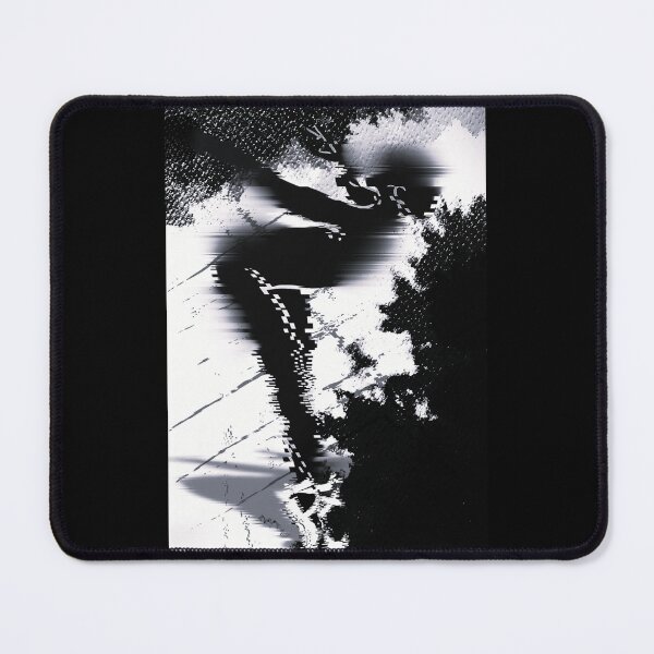 Item preview, Abstract Glitch Ballerina Monochrome Dance Poster designed and sold by AXENT Designs.
