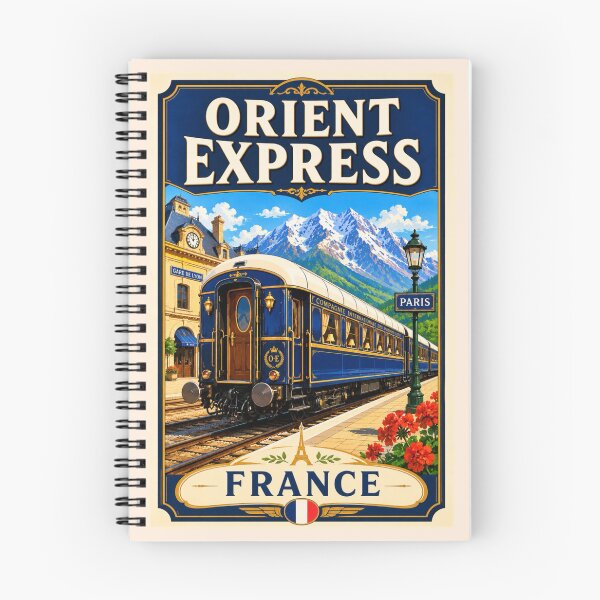 Item preview, Tren antiguo Orient Express de Francia designed and sold by Myra365Art.