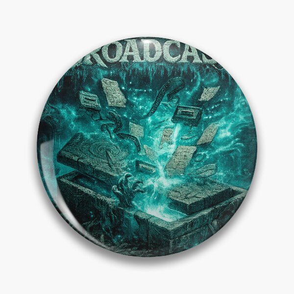 Item preview, TOMB BROADCAST – Vintage Death Metal Forbidden Transmission Artwork designed and sold by RetroCrypt Studio.