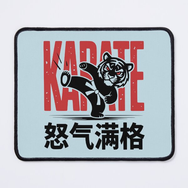 Item preview, Karate Tiger Chinese Character Funny Martial Arts designed and sold by NosandEdgy.