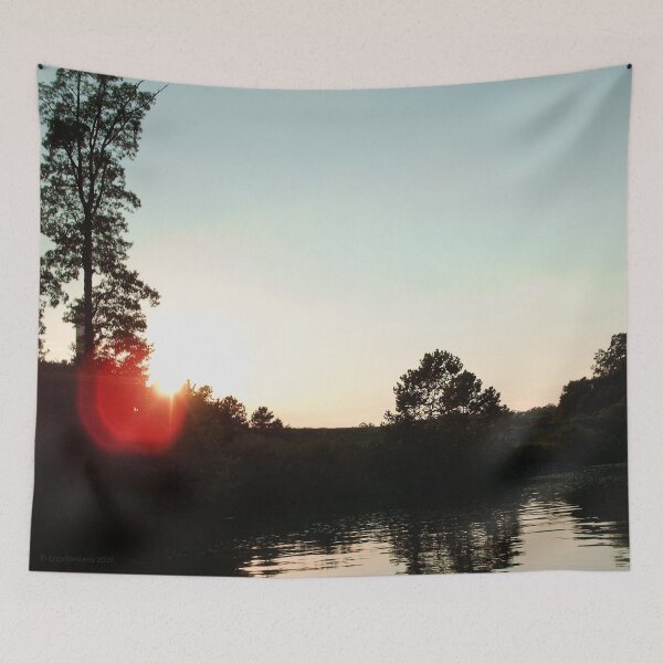 Item preview, Serene River Sunset designed and sold by CreationLens.