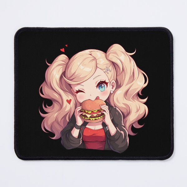 Item preview, Ann Takamaki Persona 5 Chibi Burger Blonde Snack designed and sold by earlobejerk.