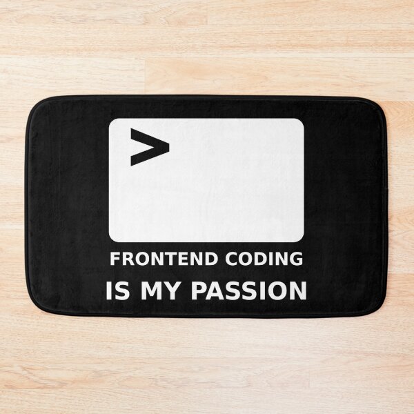 Item preview, Frases inspiradoras sobre la pasión por el desarrollo frontend designed and sold by MDRMORO.