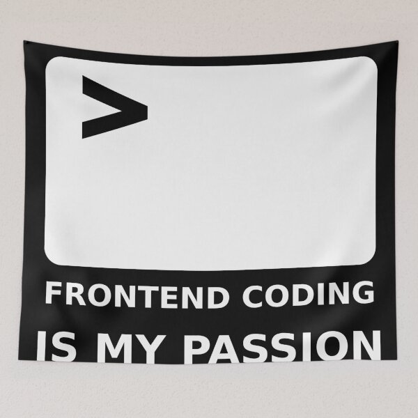Item preview, Frontend Coder Passion Quotes designed and sold by MDRMORO.