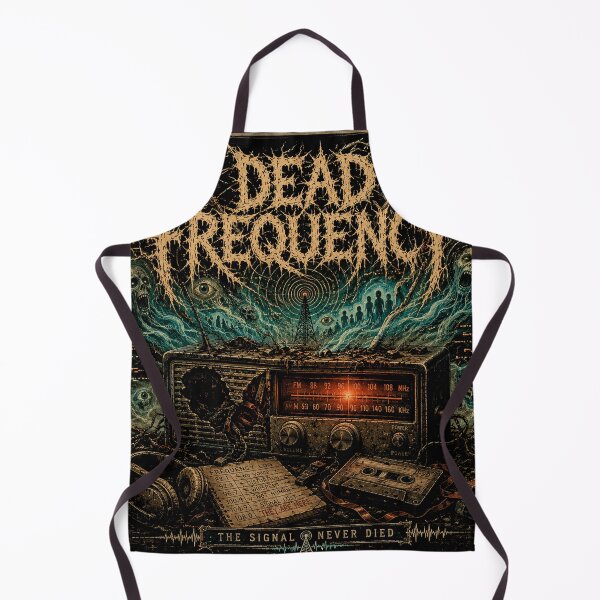 Item preview, DEAD FREQUENCY – Vintage Death Metal Cosmic Horror Artwork designed and sold by RetroCrypt Studio.