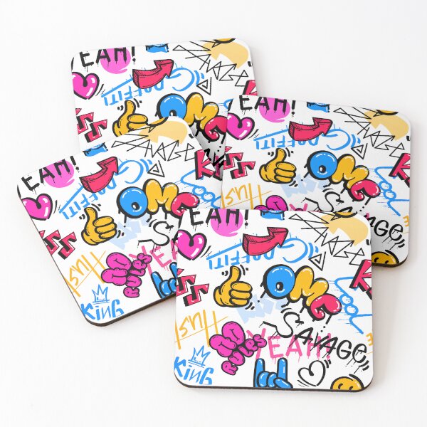 Item preview, Graffiti Grunge Art In Colorful Words And Symbols designed and sold by DEC02.