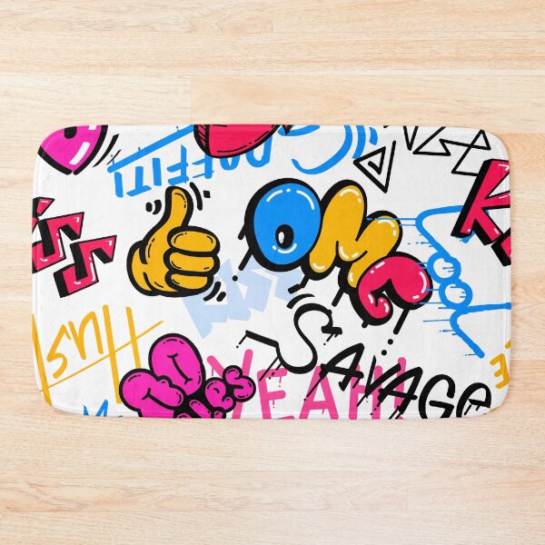 Item preview, Graffiti Grunge Art In Colorful Words And Symbols designed and sold by DEC02.