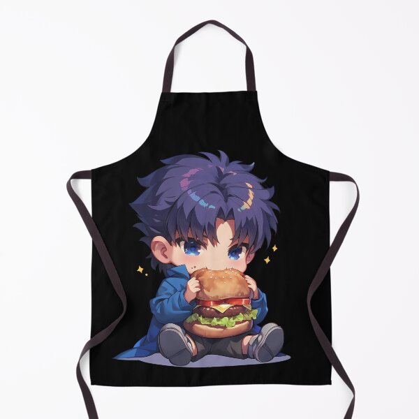 Item preview, Kirei Kotomine Fate Stay Night Chibi Burger Mood designed and sold by earlobejerk.