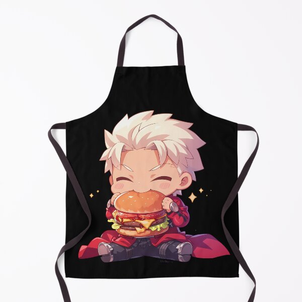 Item preview, Archer Fate Stay Night Anime Kawaii Chibi Burger Red Warrior Bold designed and sold by earlobejerk.