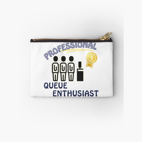 Item preview, Professional Queue Enthusiast Funny Theme Park Line Waiting Shirt designed and sold by LAJdesigns.