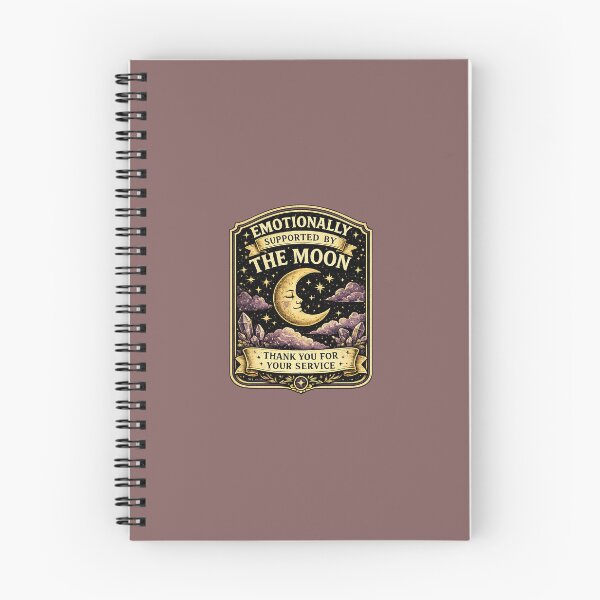Item preview, EMOTIONALLY SUPPORTED BY THE MOON designed and sold by WonderfulWooWoo.