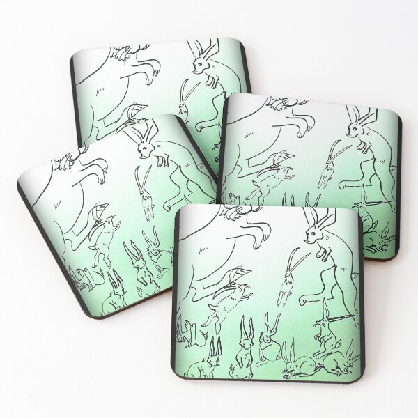 Item preview, Rabbit Party ink on paper designed and sold by StaticAlien.