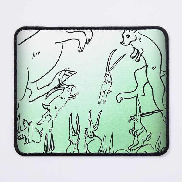 Item preview, Rabbit Party ink on paper designed and sold by StaticAlien.