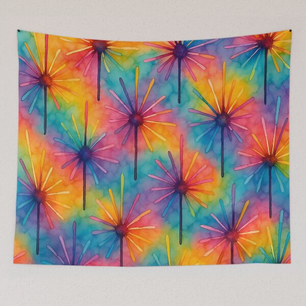 Item preview, Abstract July 4th Sparklers designed and sold by TinCatOutPost.