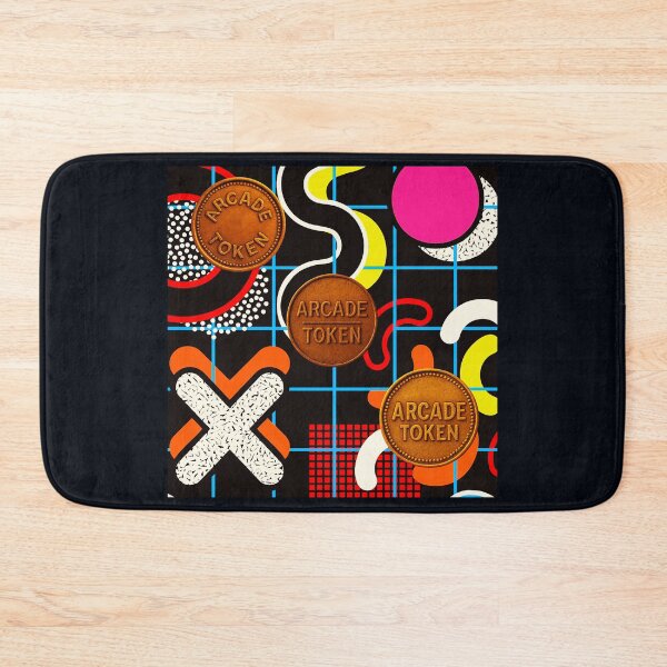 Item preview, ❇️ INSERT COIN TO CONTINUE COLLECTION ❇️ - Arcade Carpet and Tokens - Retro Edition v13 designed and sold by WheelieGdArt.