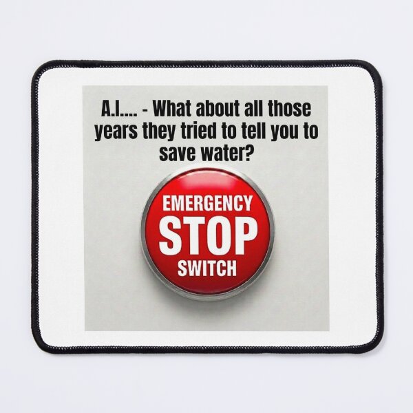 Item preview, Save Water? - Emergency Stop Switch designed and sold by Emergency Stop Switch.