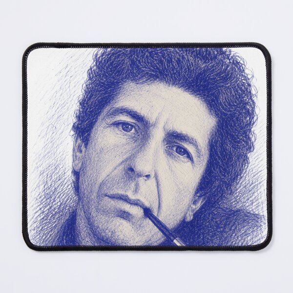 Item preview, Leonard Cohen Ballpoint Portrait Sketch designed and sold by DowntownNoWave.