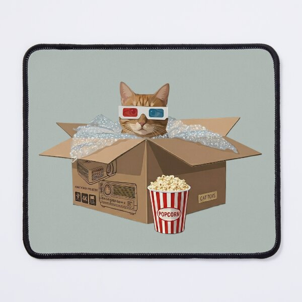 Item preview, Cinematic Cat Movie Night – Home Theater Vibes designed and sold by MCVersa2026.