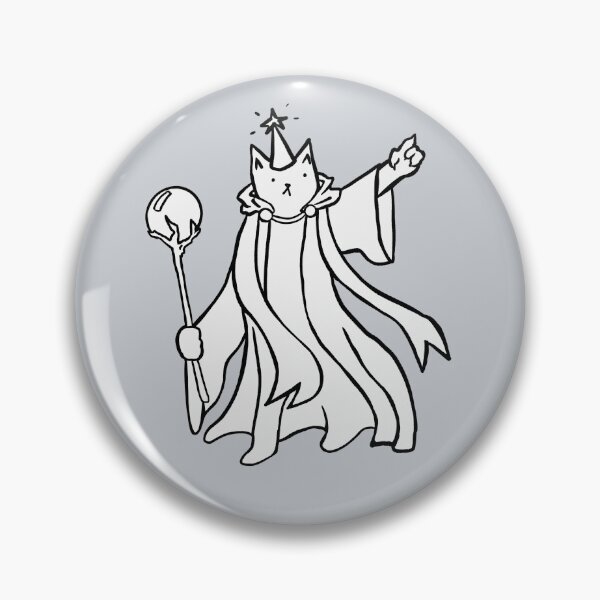 Item preview, Magical Wizard Cat Doodle designed and sold by sunlucky.