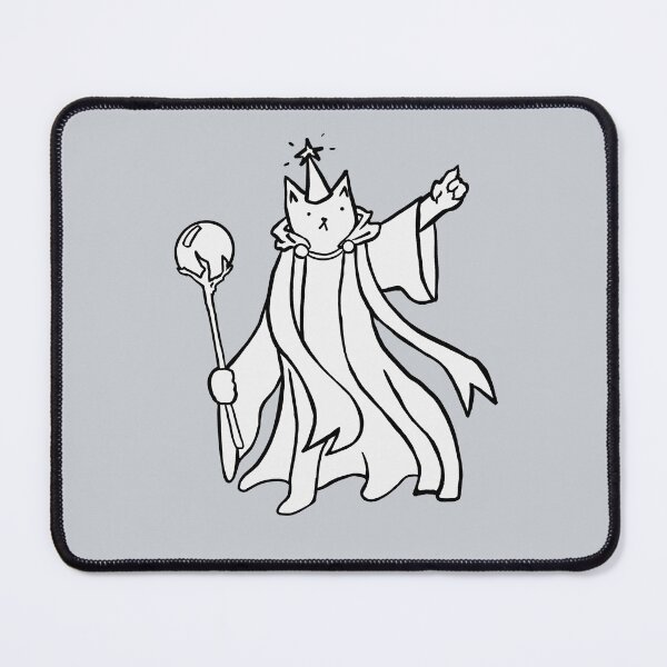 Item preview, Magical Wizard Cat Doodle designed and sold by sunlucky.