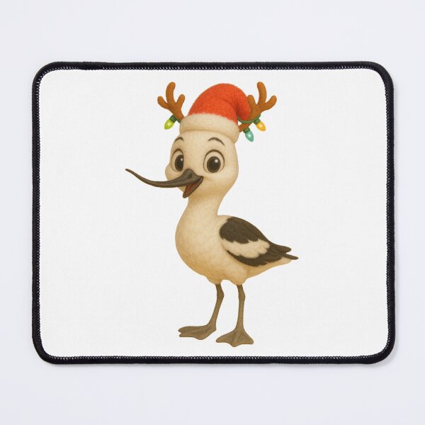 Item preview, Christmas Pied Avocet designed and sold by Sillytoe.